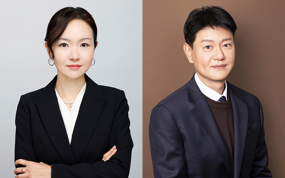 김나영 한미약품 혁신성장부문장(왼쪽)과 최인영 한미약품 미래성장부문장. /사진=한미그룹
