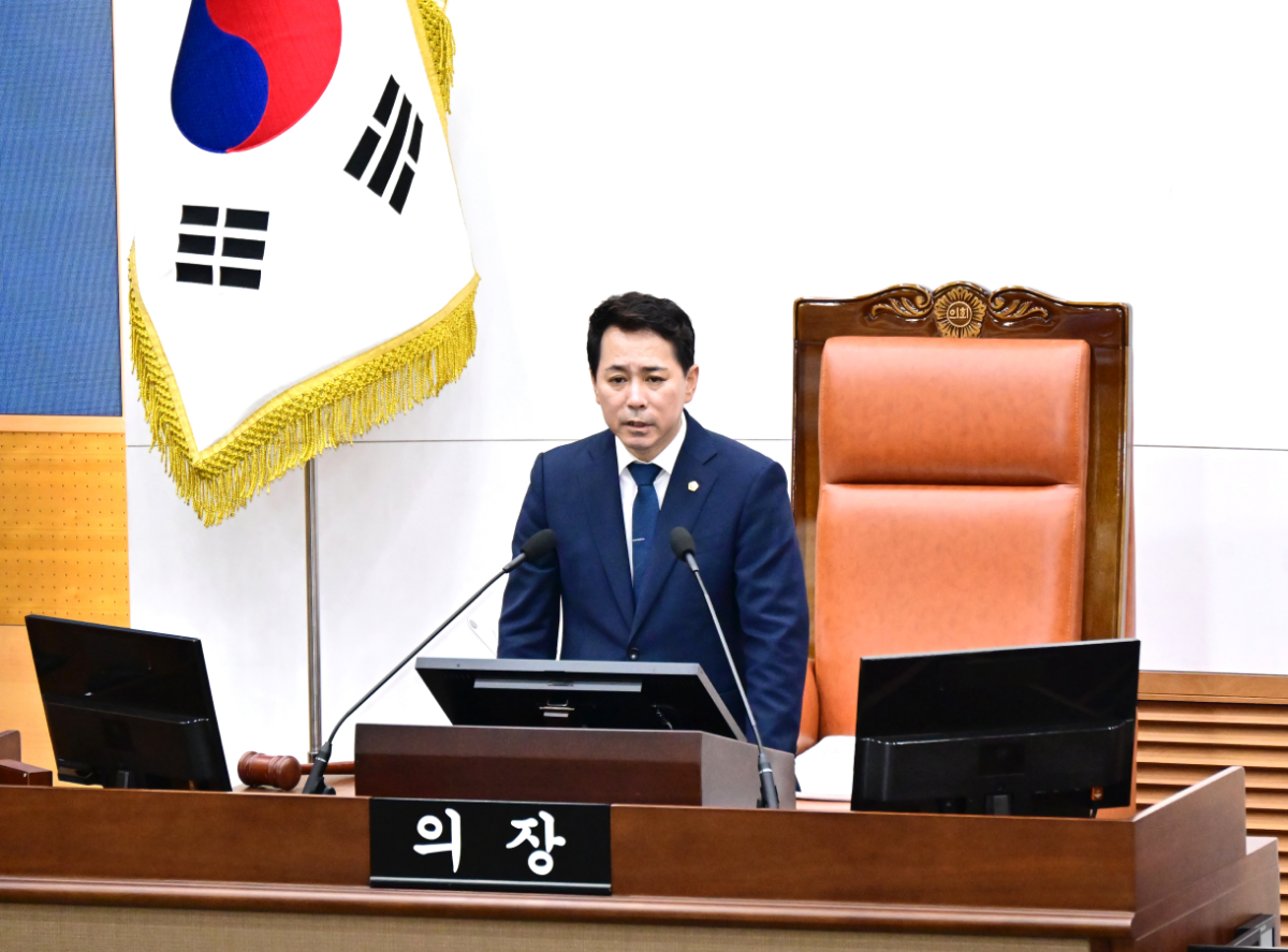 지난 7일 서울시의회에선 제12대 전반기 의장으로 임만균 서울시의원(더불어민주당,관악3)이 선출됐다. /사진제공=서울시의회