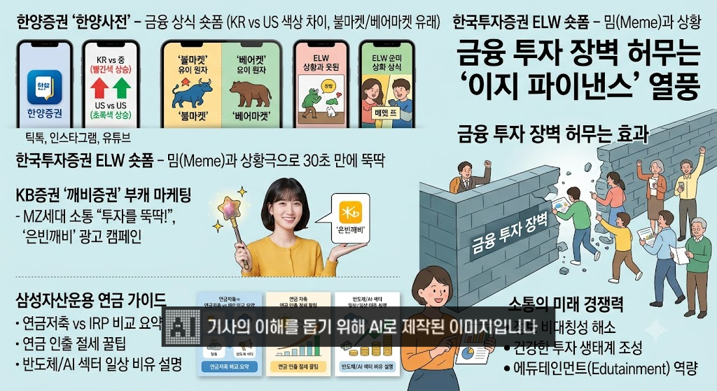 "주식이 뚝딱, 30초면 상식 충전"… 금융 투자 장벽 허무는 '이지 파이낸스' 열풍