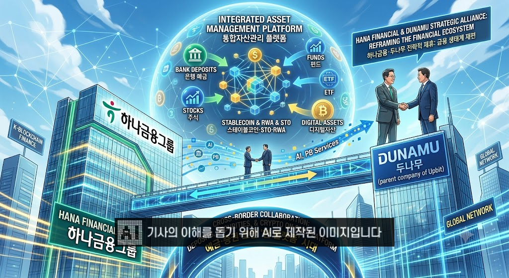 하나금융·두나무, 금융 경계 허문다…은행·증권·코인 ‘한 플랫폼’ 시대
