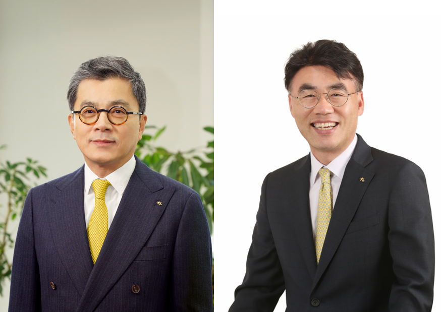 KB증권 강진두 대표이사(왼쪽), 이홍구 대표이사(오른쪽) / 사진제공= KB증권