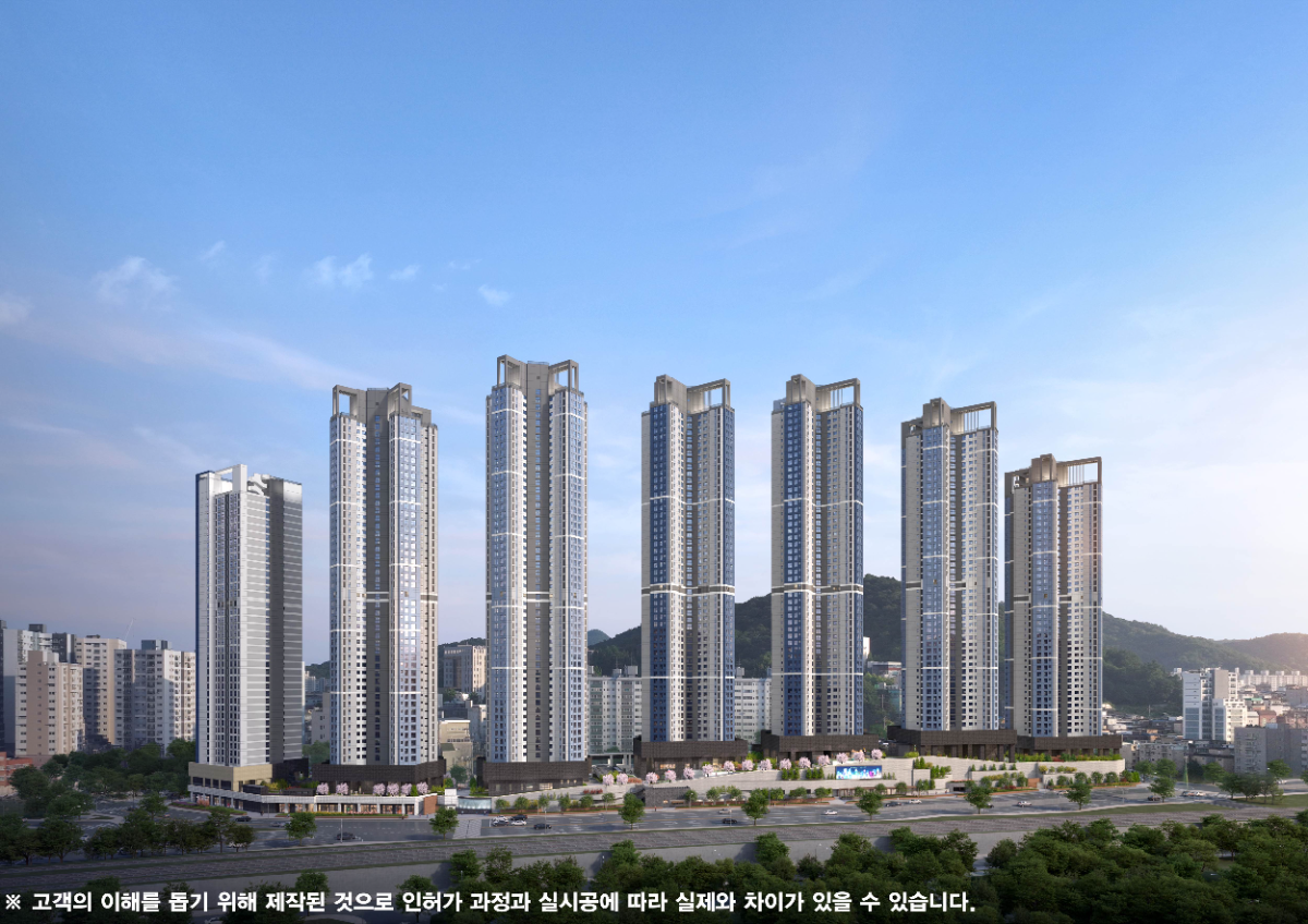 두산위브더제니스 부천 투시도. /사진제공=두산건설·쌍용건설 컨소시엄