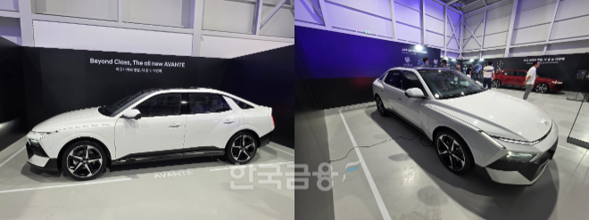 현대차 신형 '디 올 뉴 아반떼' 외관. / 사진=김재훈 기자