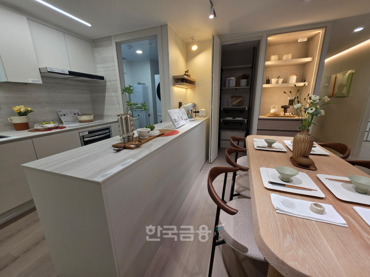 84㎡C 주방 전경. /사진=조범형 기자