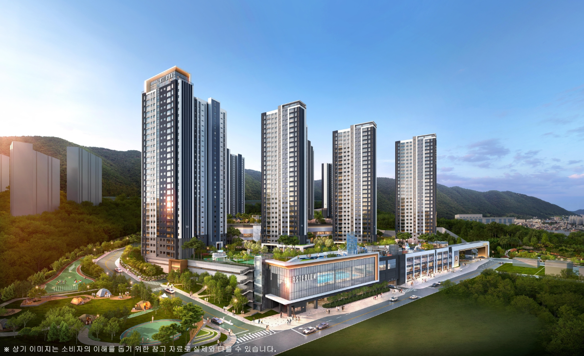 센트레빌 아스테리움 거제 투시도. /사진제공=동부건설
