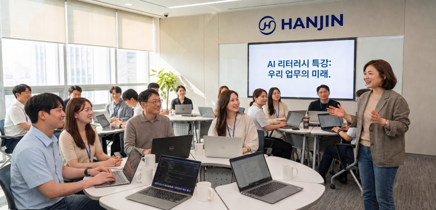 (주)한진 AI 역량강화 교육. /사진=한진
