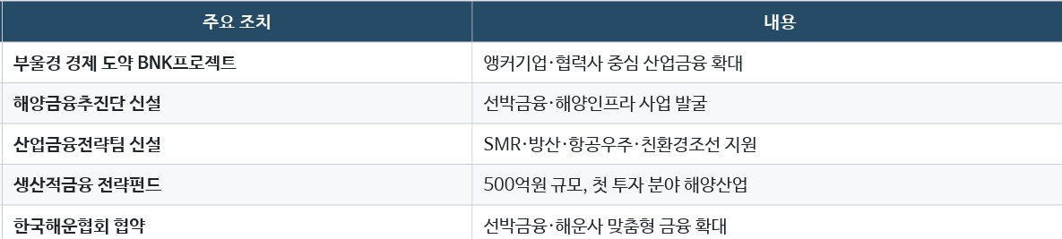 BNK금융 지역금융 강화 방안