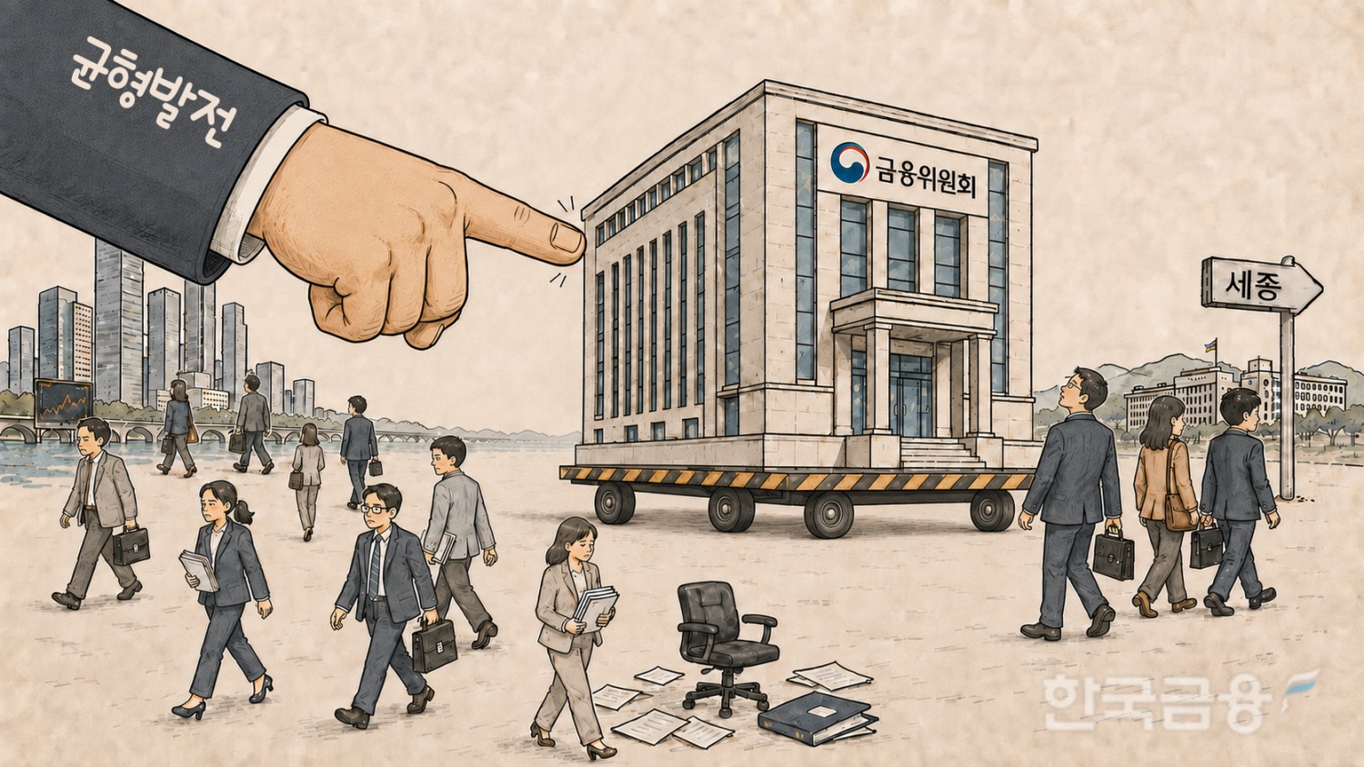 ▲명분은 균형발전, 실상은 밀어내기… 금융위 세종 이전설의 민낯