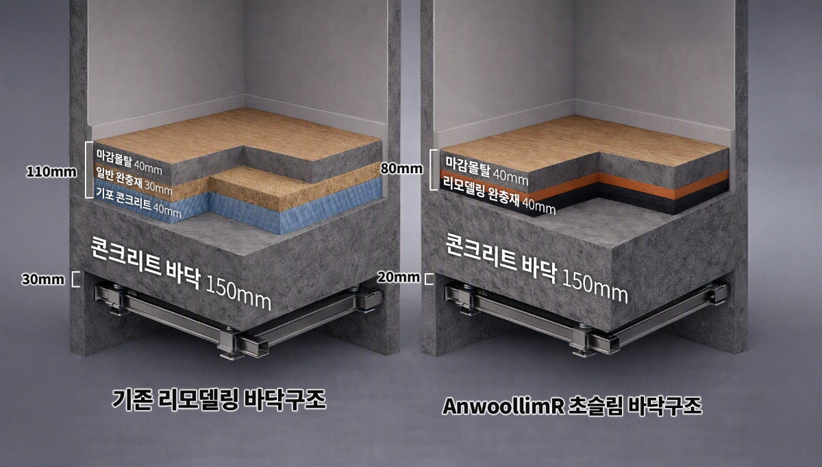 안울림R 바닥구조 이미지. /사진제공=포스코이앤씨