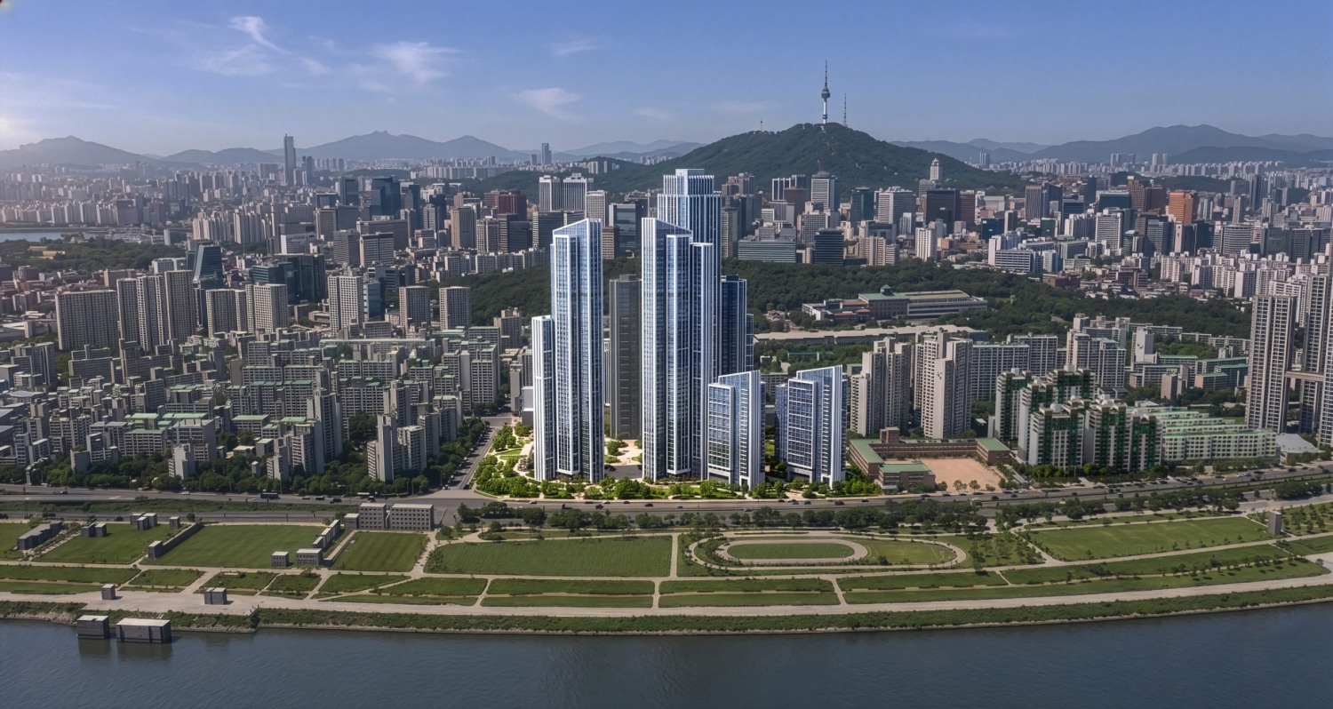 한강맨션아파트 재건축 조감도. /사진제공=용산구