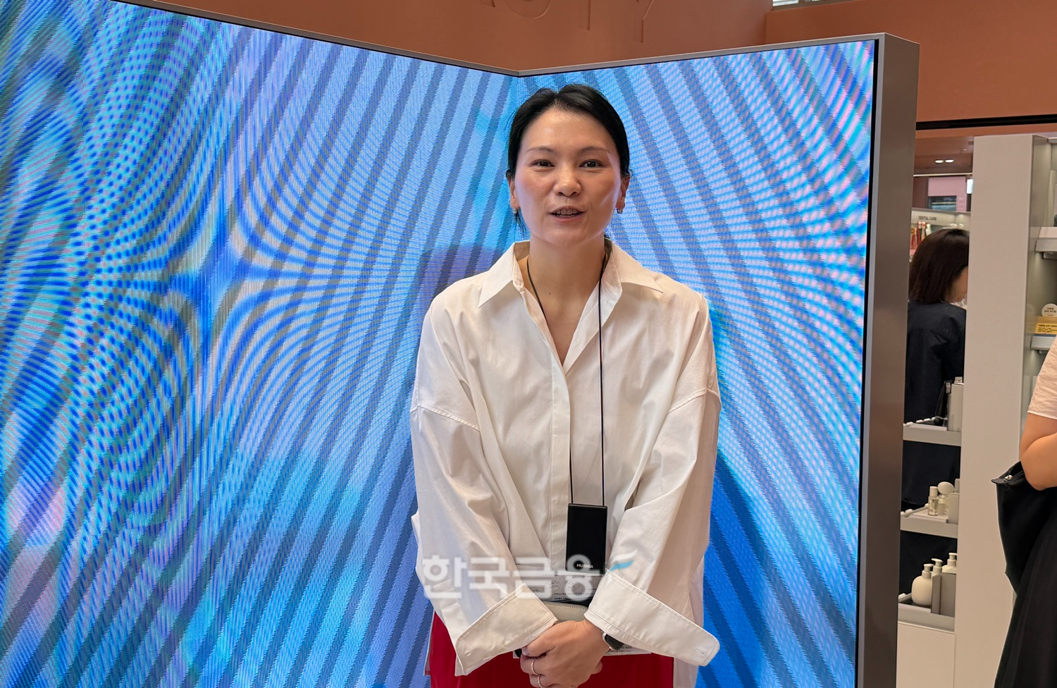 김연진 무신사 오프라인 뷰티 팀장. /사진=박슬기 기자