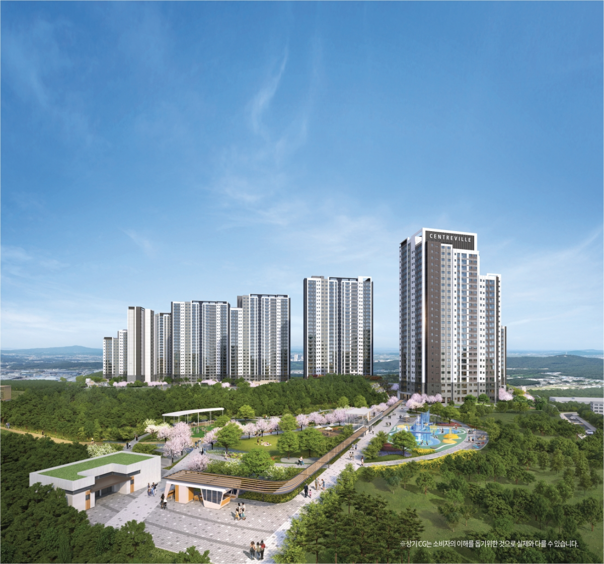 검단 센트레빌 그랑포레 투시도. /사진제공=동부건설