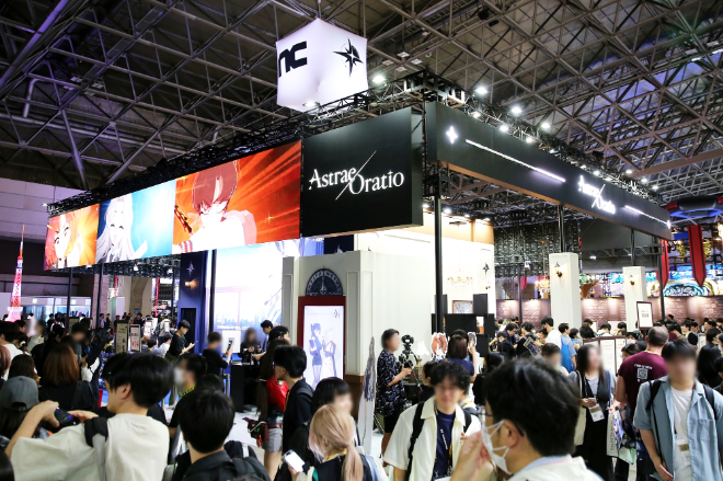 엔씨 '아스오라' TGS 2026 부스 전경. / 사진=엔씨