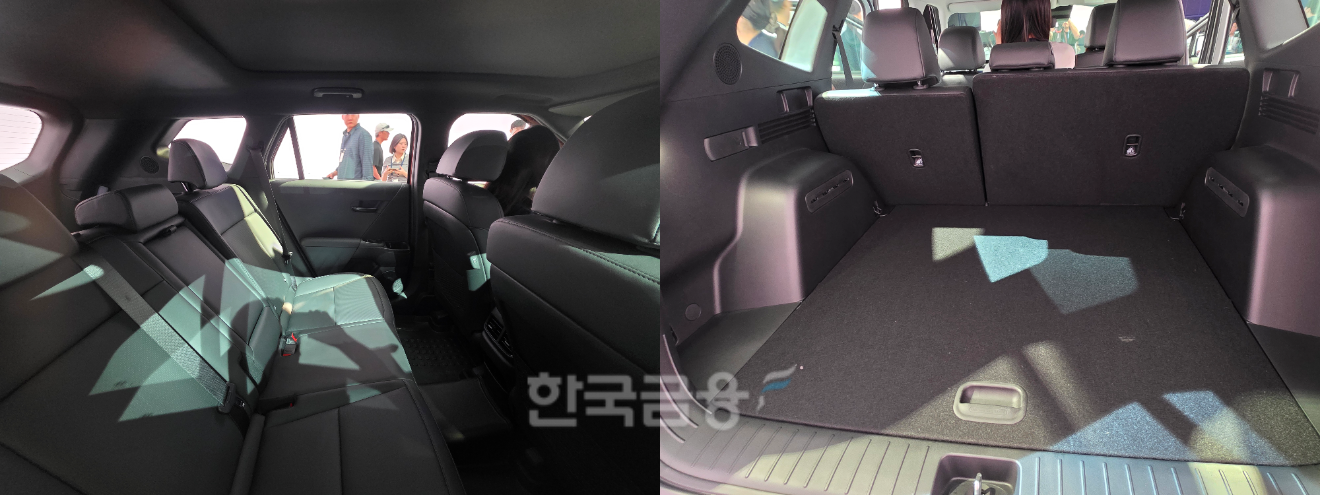 현대차 디 올 뉴 투싼 뒷좌석(왼쪽), 트렁크 이미지. / 사진=김재훈 기자