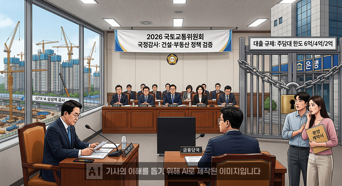 ▲ 정부가 주택공급 확대를 추진하는 가운데 대출 규제가 이어지면서 무주택자와 실수요자의 자금조달 부담이 커지고 있다. 생성형 AI 이미지