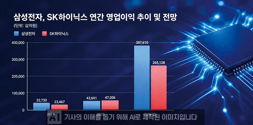삼전닉스 영업익, 상반기 245조…하반기 400조