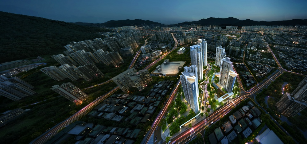 부산 연산13구역 주택재개발정비사업 조감도. /사진제공=IPARK현대산업개발