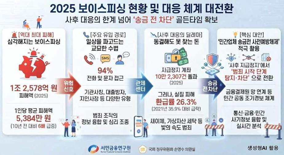 "돈 빠져나간 뒤 동결해봤자…" 보이스피싱 1조2578억 역대 최대