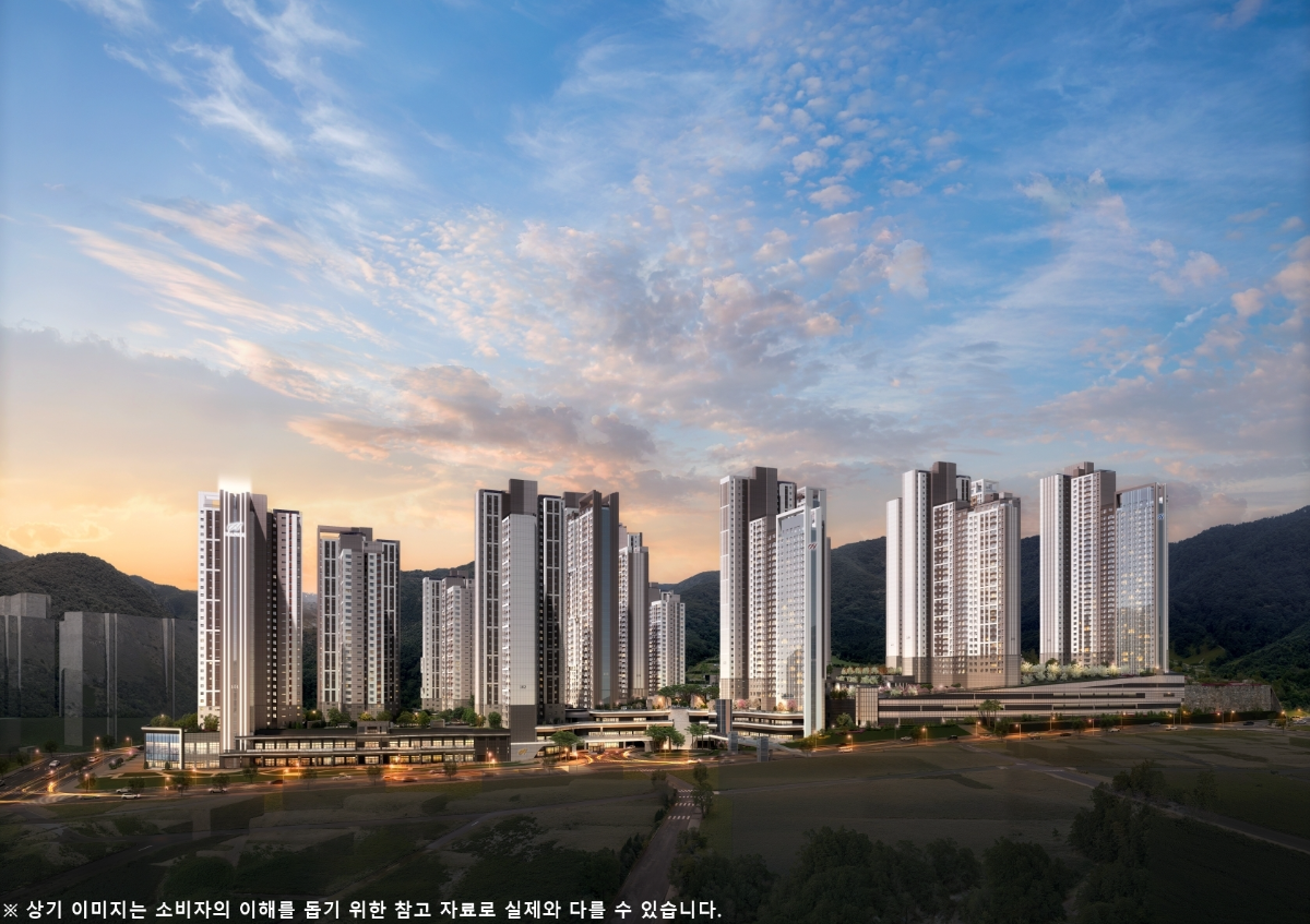 힐스테이트 거제시그니처 투시도. /사진제공=현대엔지니어링