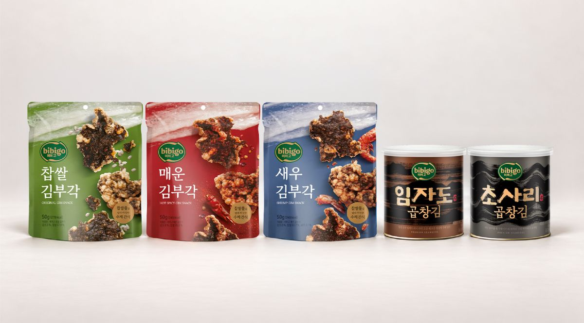 비비고 김부각 3종 캔김 2종 제품 이미지. /사진=CJ제일제당