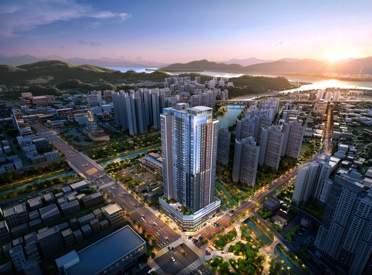 '남춘천 센트레빌' 조감도. /사진제공=동부건설