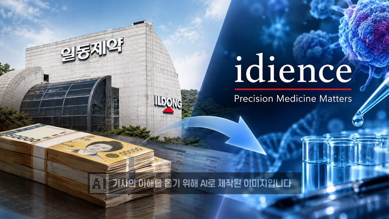 일동제약이 항암 신약 개발 계열사 아이디언스 주식을 취득하며 신약 파이프라인 경쟁력 강화에 나섰다. 3년 연속 적자 고리를 끊어내고 재무 안정성을 되찾은 상황에서 보유 현금의 70%에 가까운 대규모 자금을 적자 연구개발(R&D) 법인에 다시 투입하는 구조다. /이미지=생성형 AI