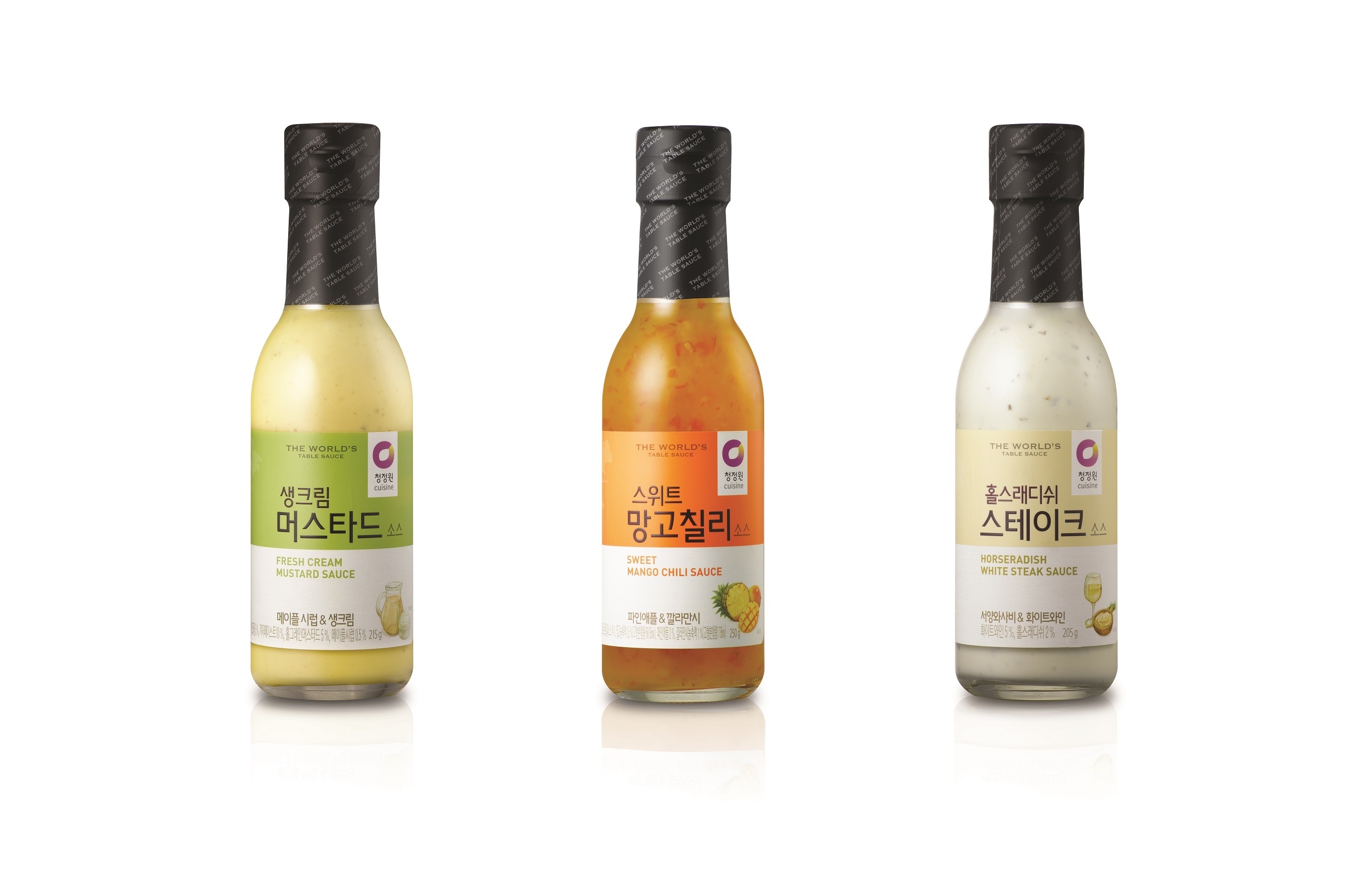 대상 청정원, ‘월드테이블소스’ 신제품 3종 출시