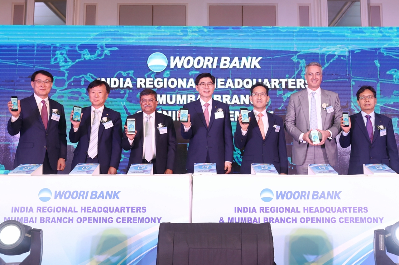 이광구 우리은행장, 인도지역본부 방문