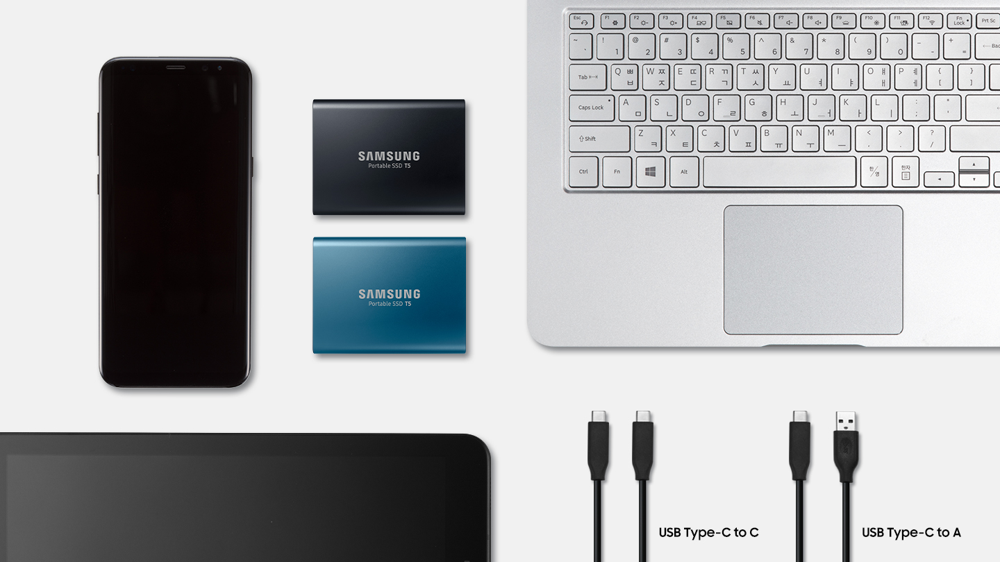 △삼성전자 포터블 SSD 'T5' /사진제공=삼성전자