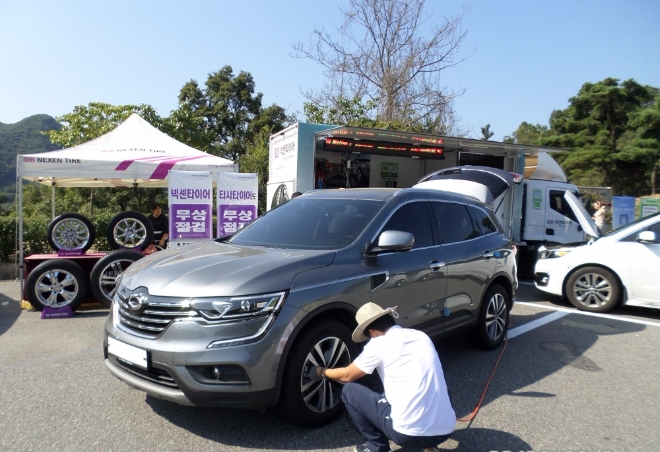 넥센타이어, 가을 단풍 시즌 맞이 고속도로 무상 점검 캠페인 실시