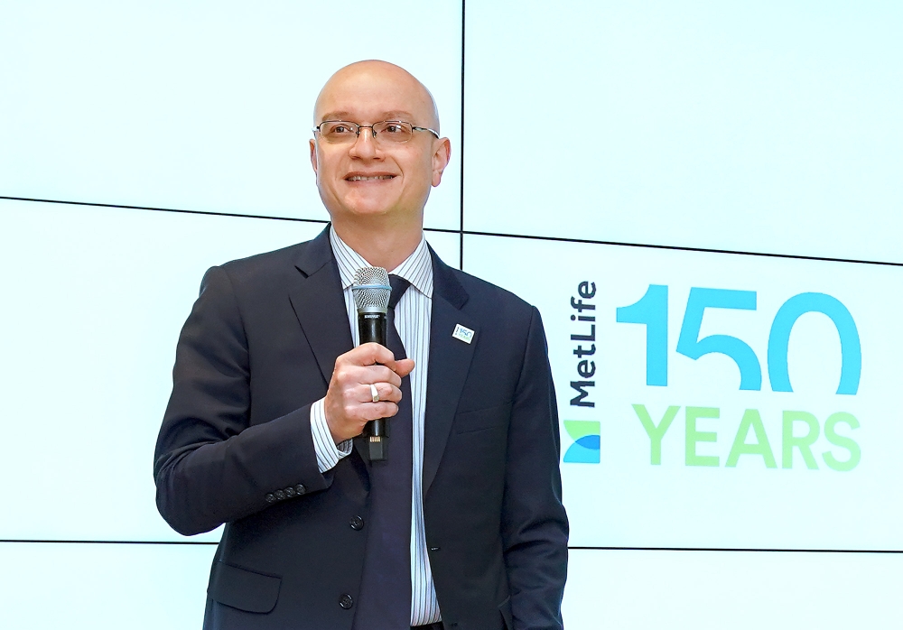 △메트라이프 창립 150주년 기념행사에 참석한 데미언 그린 메트라이프생명 사장 / 사진=메트라이프생명