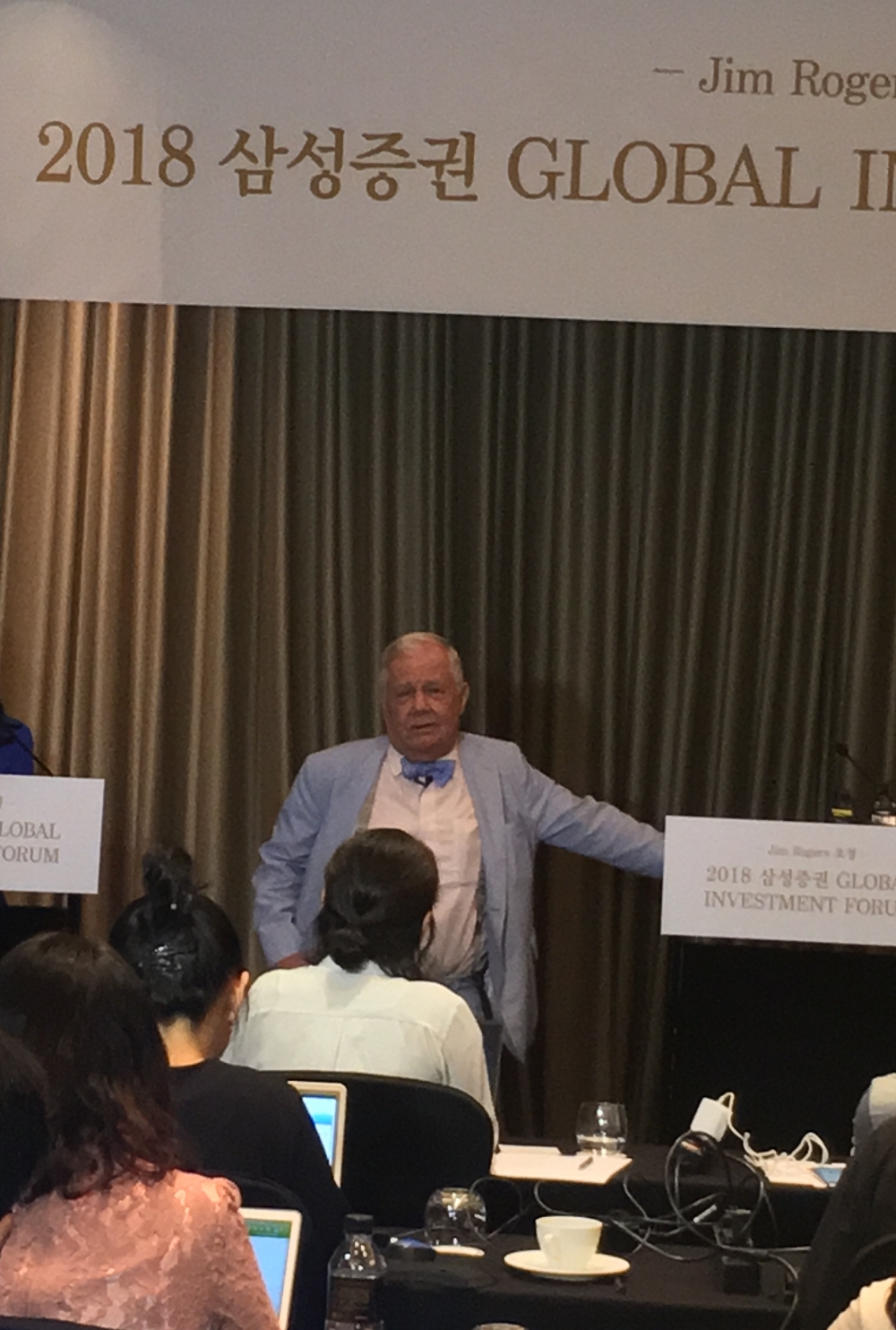 ▲짐 로저스 로저스홀딩스 회장./사진=한아란 기자