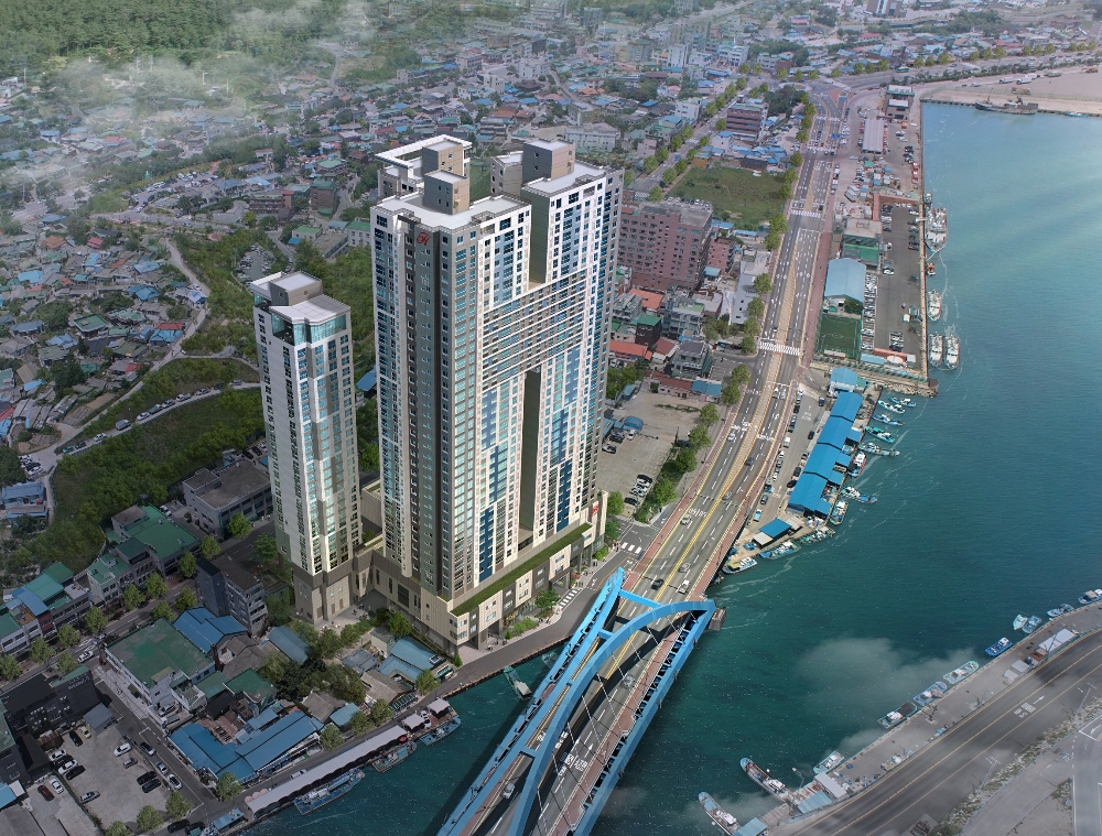 '힐스테이트 속초 센트럴' 조감도/ 사진제공=현대건설