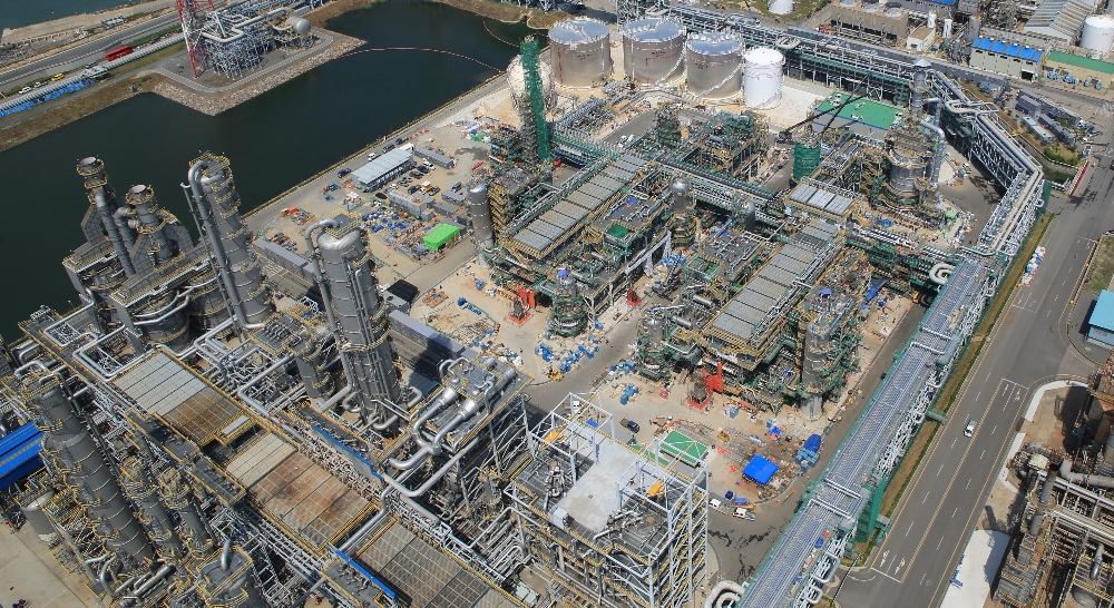 SDA공정 전경. 자료 : 현대오일뱅크.