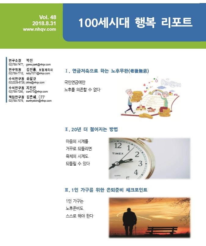 NH투자증권, ‘100세시대 행복리포트 48호’