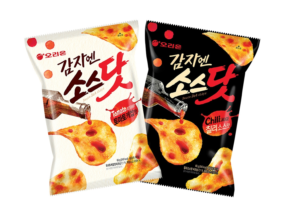 오리온, '감자엔 소스닷' 2종 출시