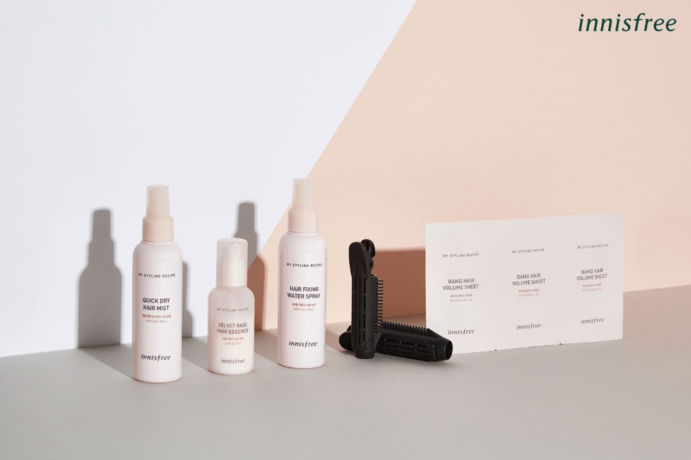 이니스프리, '퀵 & 이지' 헤어 스타일링 레시피 5종 출시