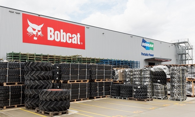 두산밥캣의 독일 할레 건설기계 부품공급센터 전경. 출처 : 두산밥캣.