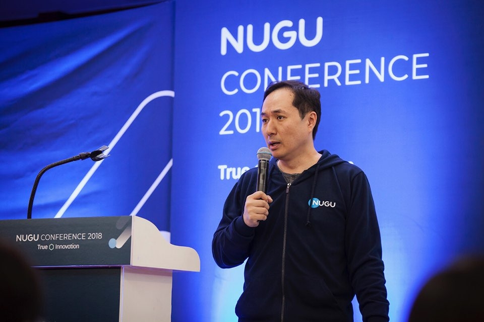 △장유성 SK텔레콤 서비스 플랫폼 사업단장이 Q&A 세션에서 기자들의 질문에 대답하고 있다. / 사진=SK텔레콤