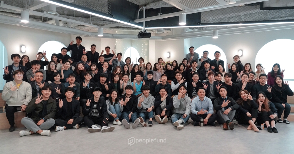 △피플펀드 임직원./사진=피플펀드
