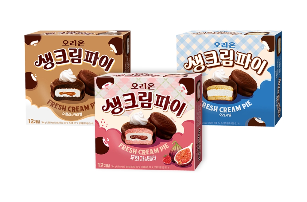 오리온, '생크림파이' 누적판매량 3000만개 돌파