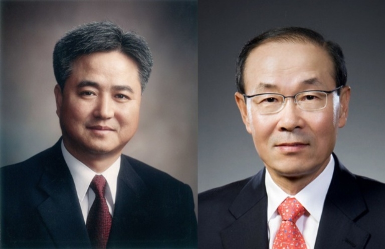 △신용길 생명보험협회장 (좌), 김용덕 손해보험협회장 (우)