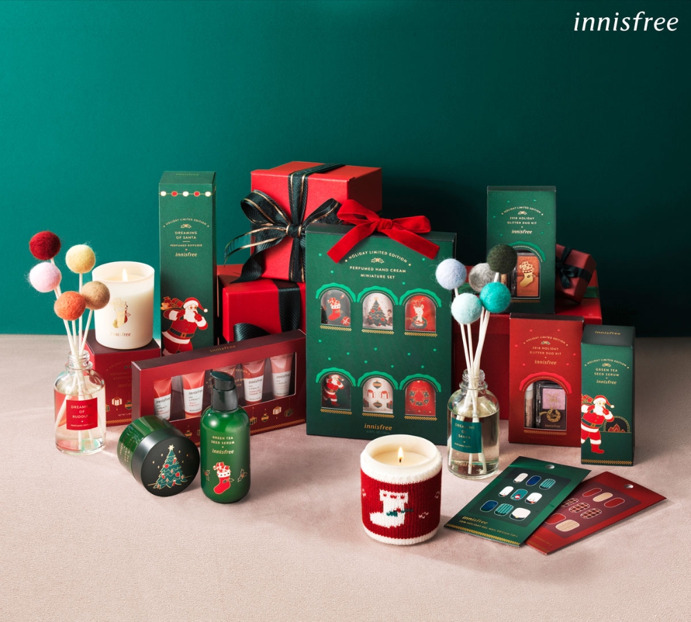 이니스프리, '그린 크리스마스 리미티드 에디션' 18일 출시