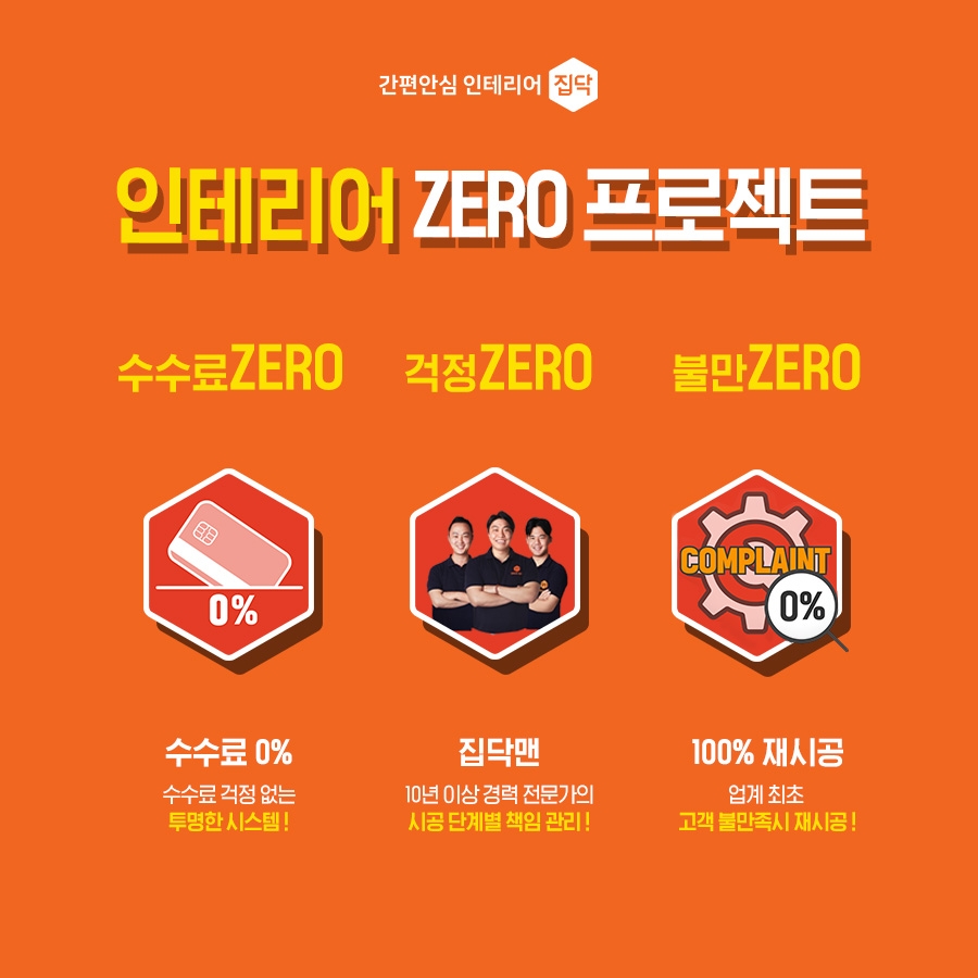 집닥, 시장 투명화 위한 '인테리어 제로 프로젝트' 선언