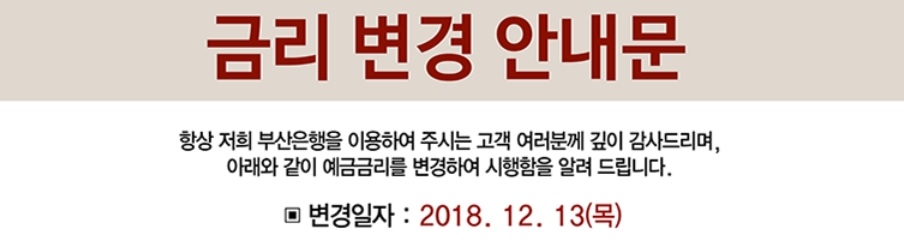 BNK부산은행, 정기예·적금 금리 최대 0.3%P 인상