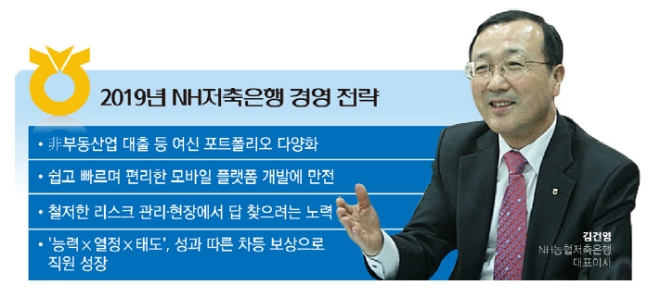 김건영 NH저축은행 대표, 사업 포트폴리오 다각화