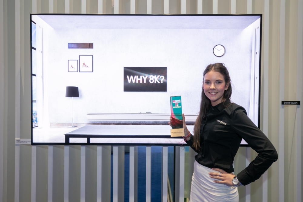 △QLED 8K 사이니지가 AV 뉴스 매거진의 '올해 가장 혁신적인 상업용 디스플레이' 선정되었다/사진=삼성전자