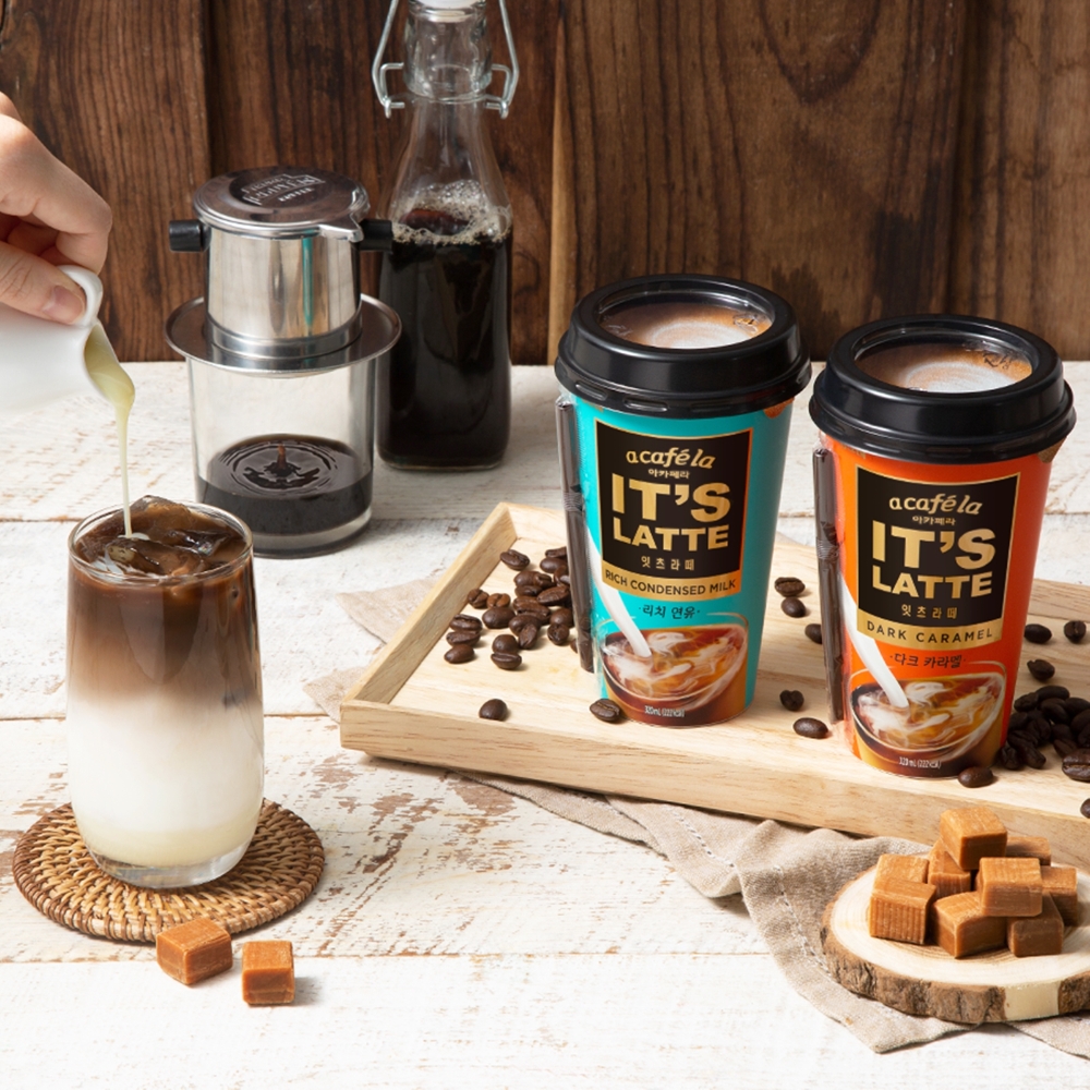 빙그레, 대용량 컵커피 '아카페라 잇츠라떼' 출시