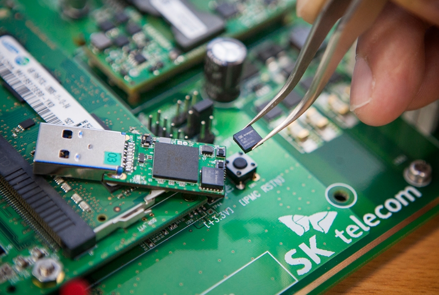 △양자난수생성칩의 모습/사진=SKT