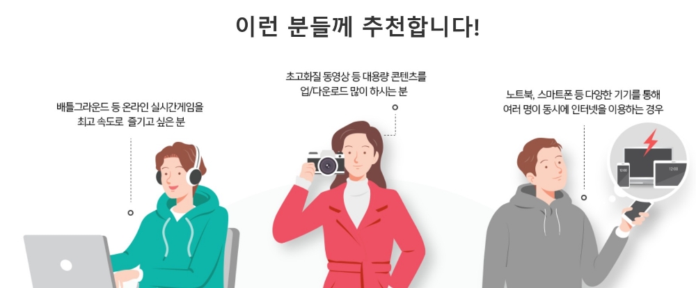 △KT 홈페이지에 나와 있는 10 기가 인터넷 홍보 화면/사진=오승혁 기자(KT 홈페이지 화면 캡처)